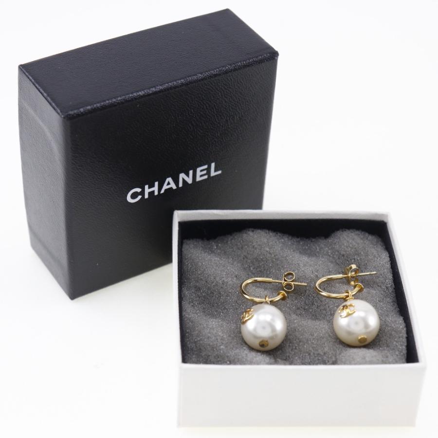 CHANEL シャネル ピアス フェイクパール×金メッキ 約6.5g レディース【I111624140】中古｜crown78｜08