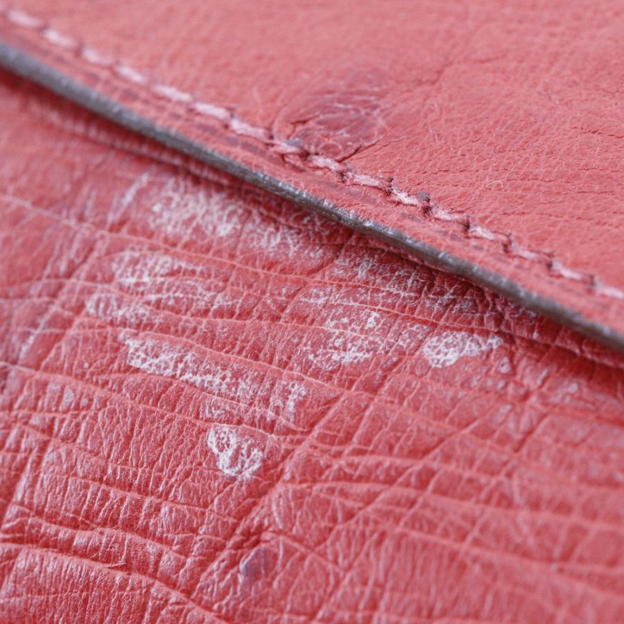 HERMES エルメス アジェンダ 〇Y 手帳カバー オーストリッチ ルージュ 