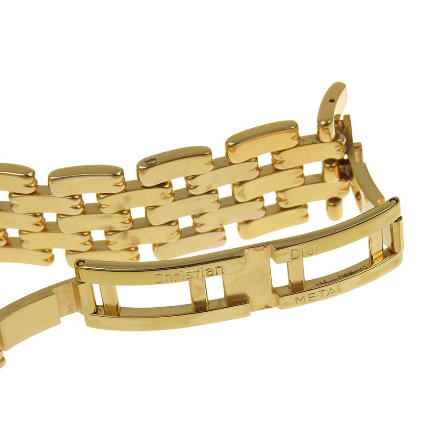 Dior クリスチャンディオール バキラ D47-154-4 腕時計 金メッキ×SS