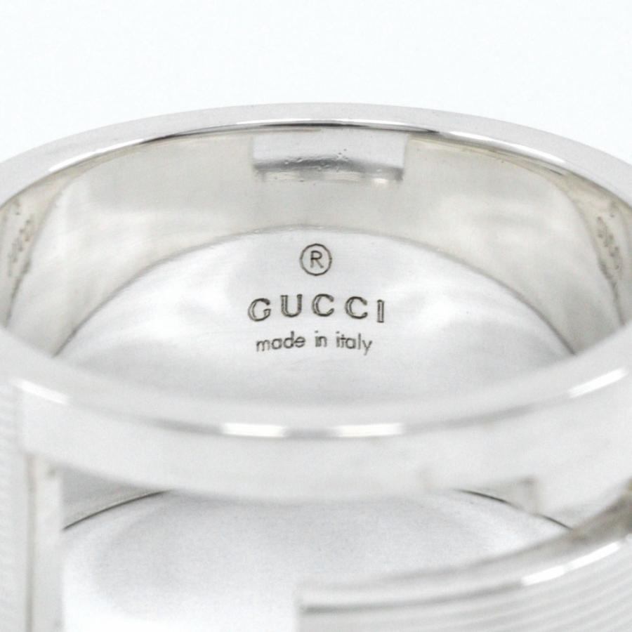 GUCCI（グッチ） ブランデッドG ワイド リング・指輪 シルバー925 20号