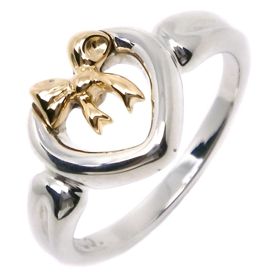 Tiffany & Co. リボンリング オリジナルポーチ付き TIFFANY&Co.（ティファニー） ハートリボン リング・指輪 シルバー925