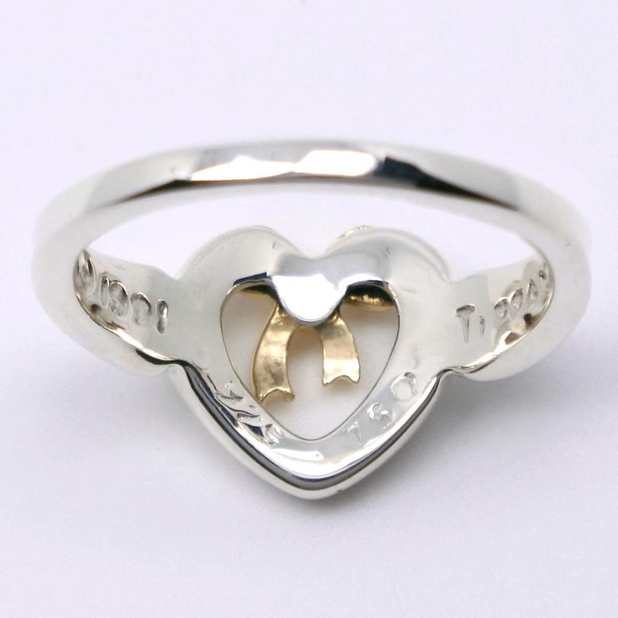 TIFFANY&Co.（ティファニー） ハートリボン リング・指輪 シルバー925