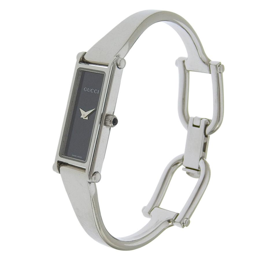 【GUCCI】グッチ 1500L ステンレススチール クオーツ アナログ表示 レディース シルバー文字盤 腕時計 GUCCI（グッチ） 1500L 腕時計 SS クオーツ アナログ表示 レディース