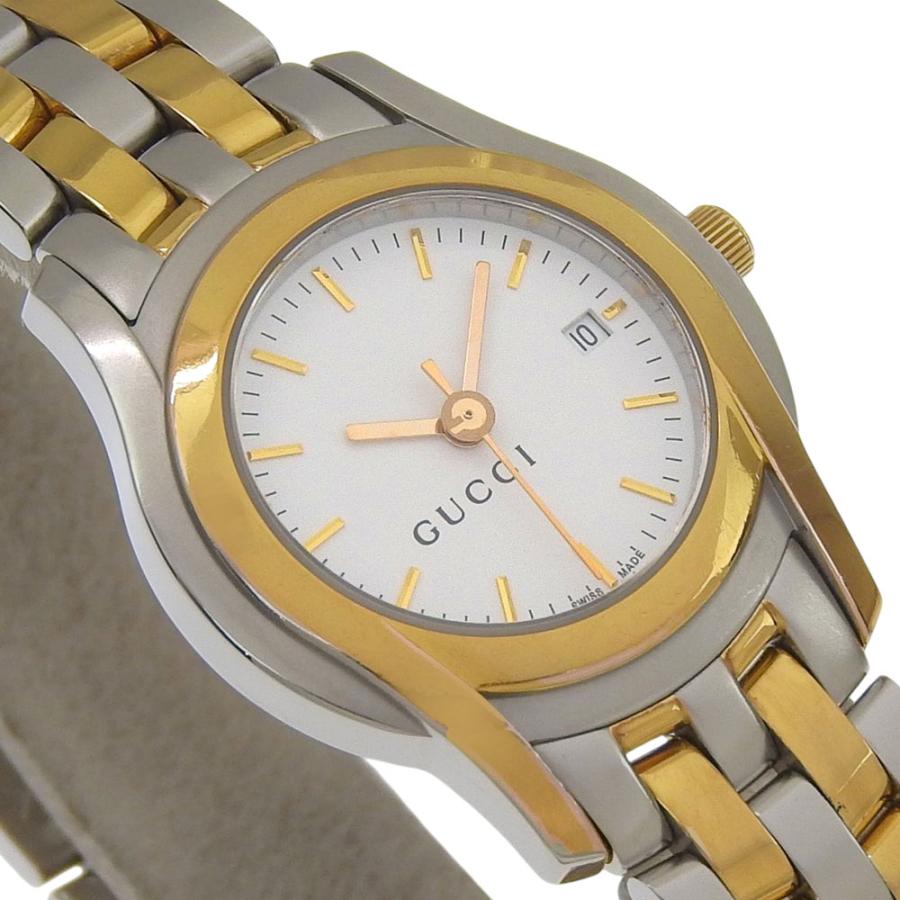 GUCCI（グッチ） 5500L 腕時計 SS×金メッキ クオーツ アナログ表示
