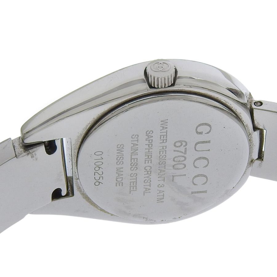 グッチ 6700L 腕時計シルバー ステンレス アナログ腕時計 GUCCI（グッチ） 6700L 腕時計 SS クオーツ アナログ表示 レディース
