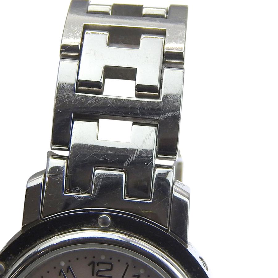 HERMES（エルメス） クリッパー ナクレ CL4.210 腕時計 SS シルバー