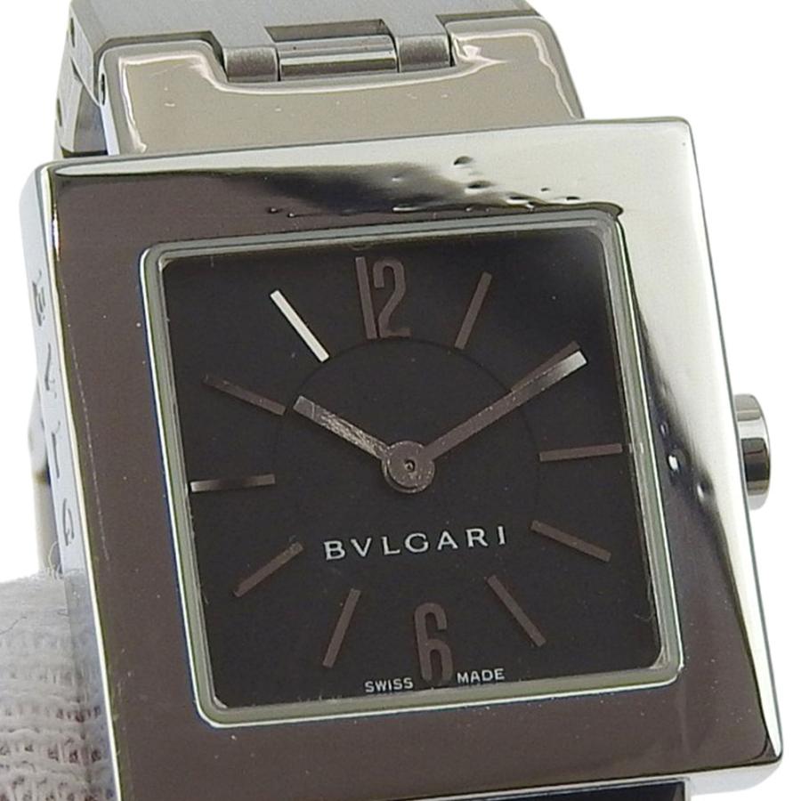 BVLGARI（ブルガリ） クアドラード SQ22SS 腕時計 SS ブラック 