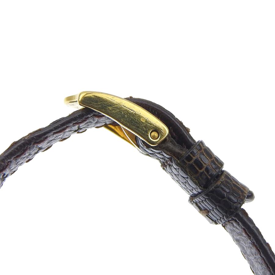 GUCCI（グッチ） 3000.2.L 腕時計 金メッキ×リザード クオーツ