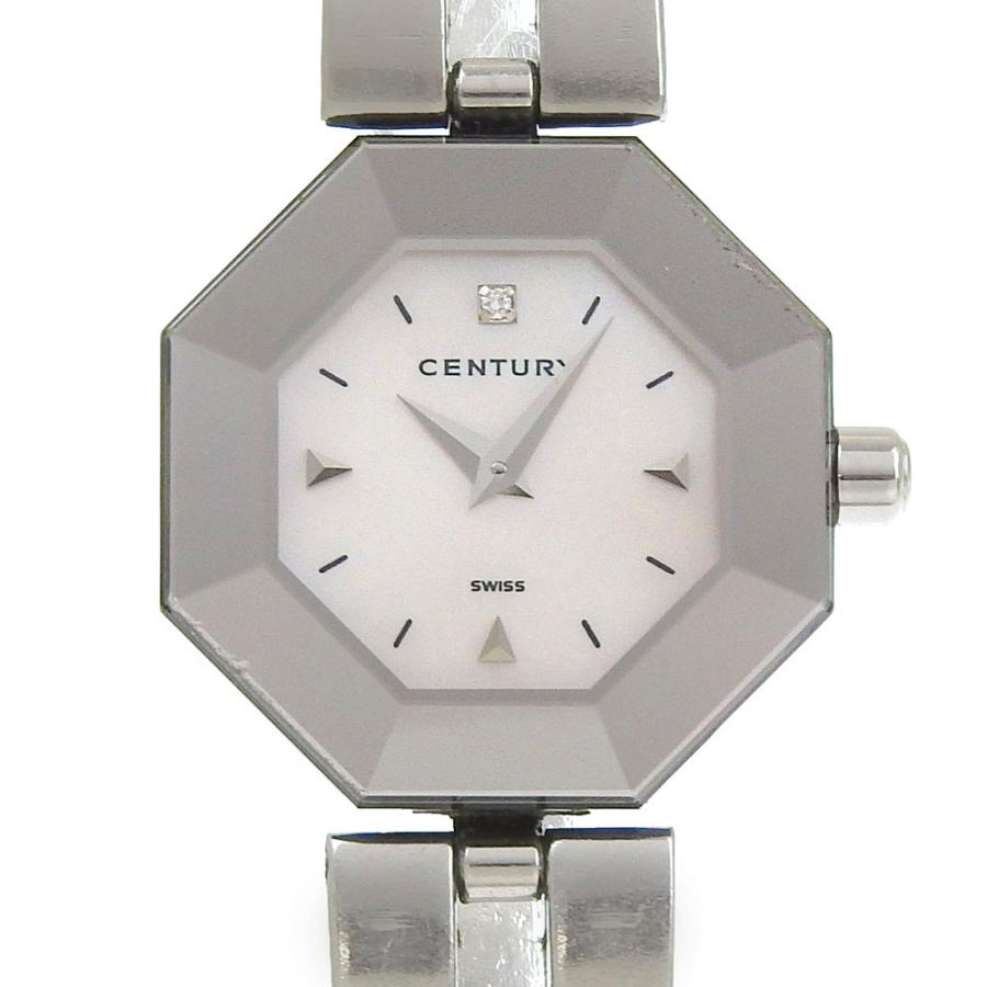 センチュリー CENTURY タイムジェム 1Pダイヤ クォーツ レディース CENTURY（センチュリー） タイムジェム 1Pダイヤ 腕時計 SS クオーツ