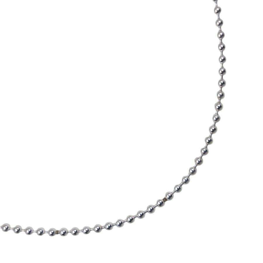 GUCCI（グッチ） ボールチェーン ネックレス シルバー925 約10g ユニ