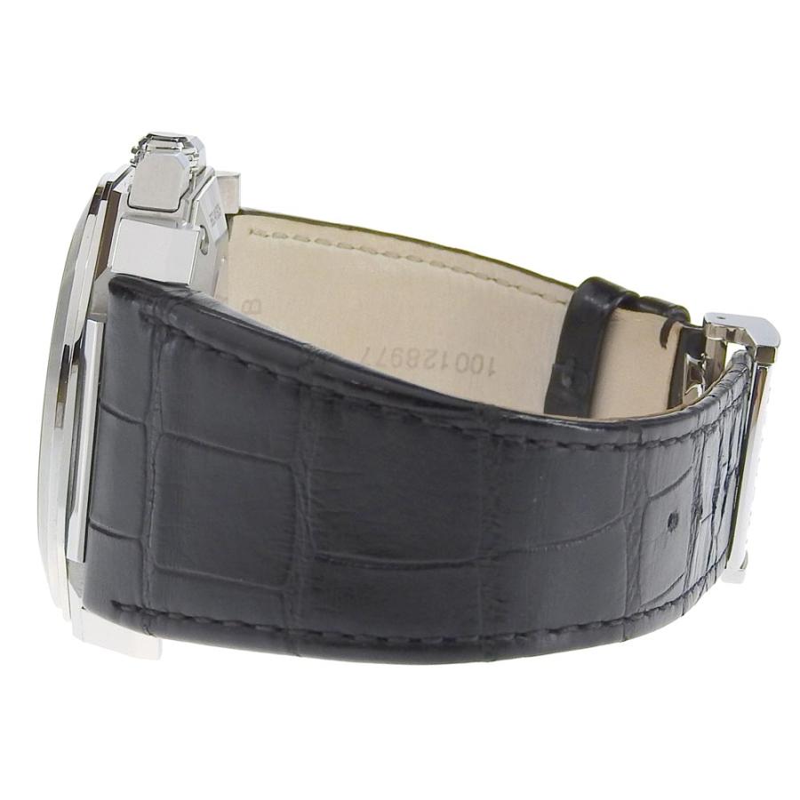 【BVLGARI】ブルガリ オクト ヴェロチッシモ 裏スケ cal.328 BG041SCH ステンレススチール×クロコダイル 自動巻き クロノグラフ メンズ 黒文字盤 腕時計 BVLGARI（ブルガリ） オクト ヴェロチッシモ 裏スケ cal.328 BG041SCH