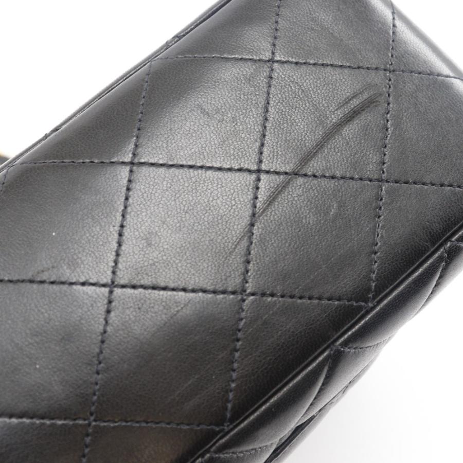 美品　正規　ビンテージシャネル　黒ラムデカマトラッセバック4WAY CHANEL - 美品 正規 ビンテージシャネル 黒ラムデカマトラッセバック