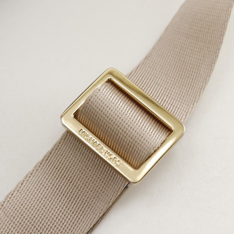Michael Kors マイケルコース ボディバッグ ウエストバッグ PVC 茶