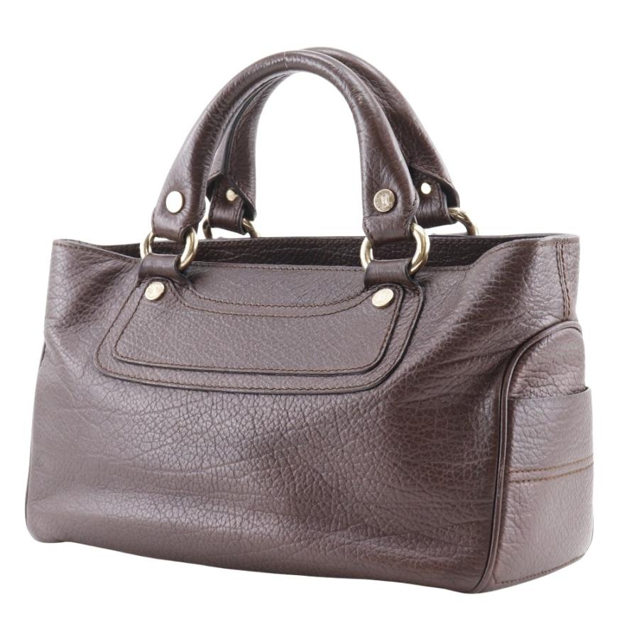 CELINE（セリーヌ） ブギーバッグ 134023 ハンドバッグ レザー こげ茶 