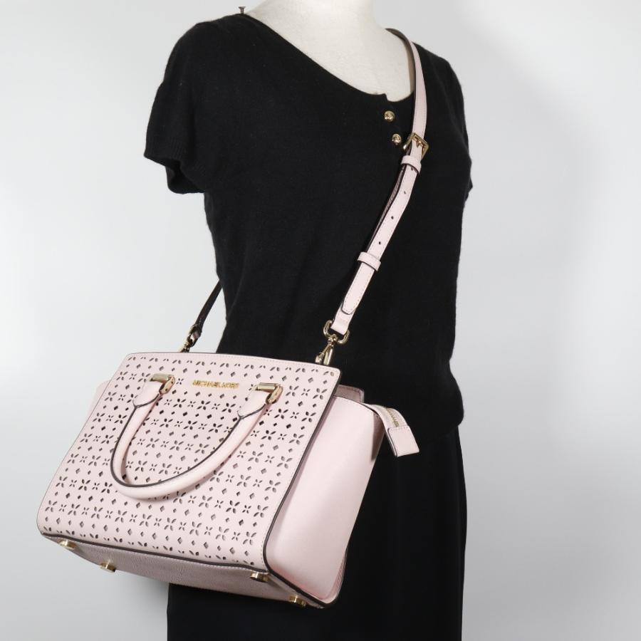 Michael Kors マイケルコース パンチング 2WAY ハンドバッグ レザー 