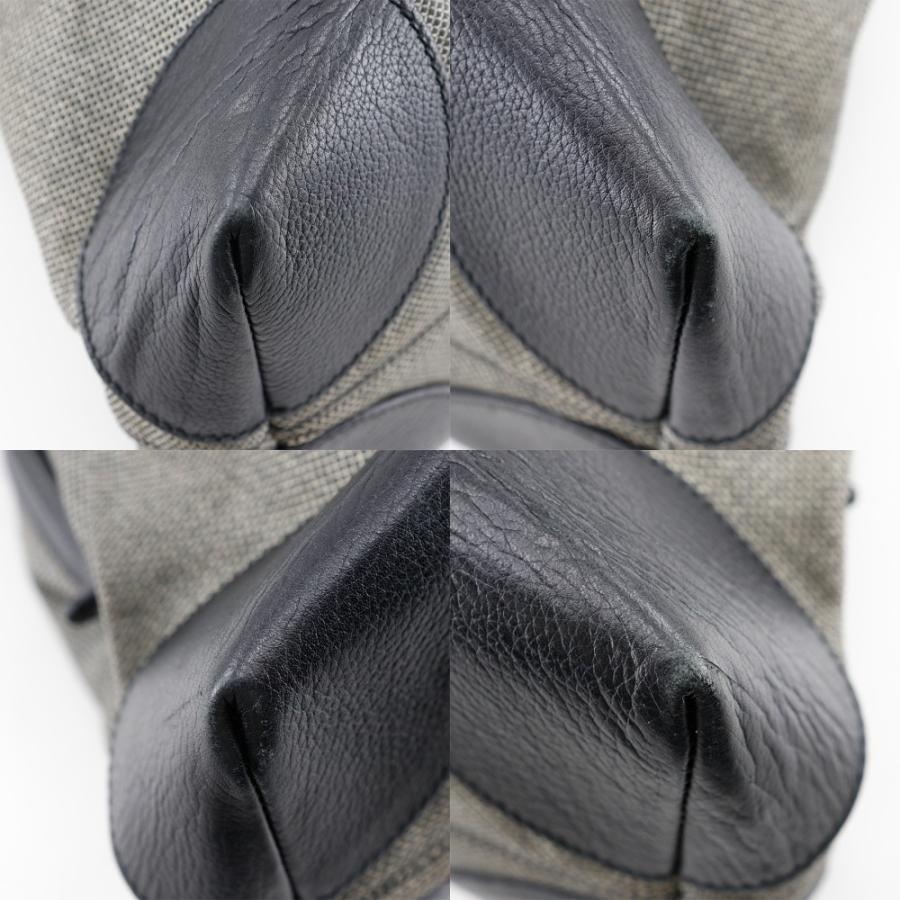 BOTTEGAVENETA ボッテガヴェネタ トートバッグ キャンバス×レザー 