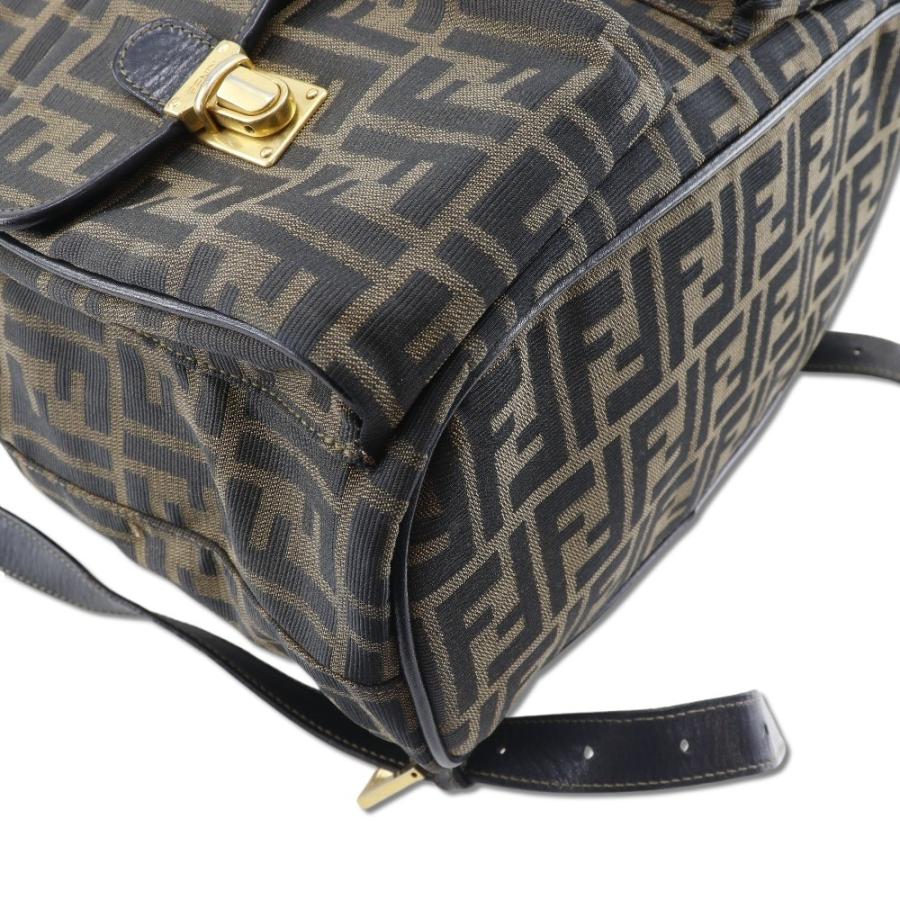 FENDI（フェンディ） ズッカ柄 リュック・デイパック キャンバス