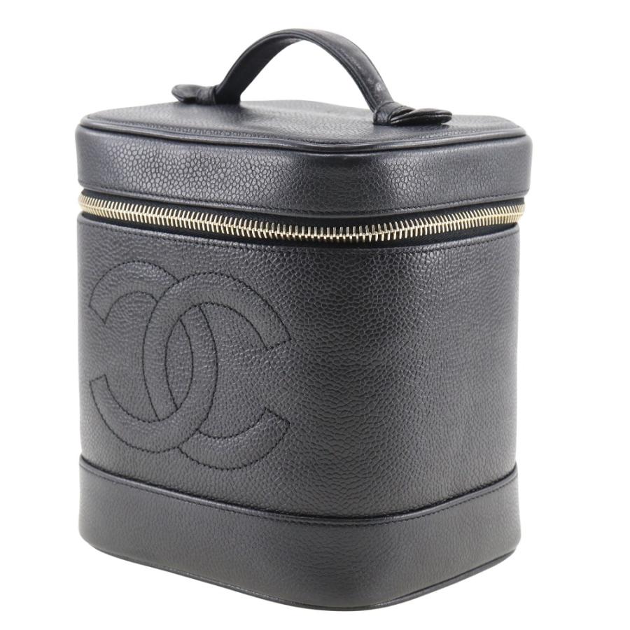 CHANEL シャネル バニティ A01998 ハンドバッグ キャビアスキン レディース【I120824044】中古の画像