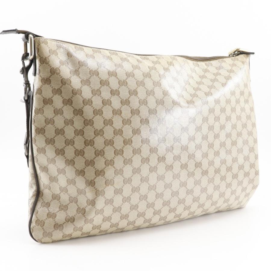 GUCCI（グッチ） GGクリスタル 190628 ショルダーバッグ PVC ベージュ 