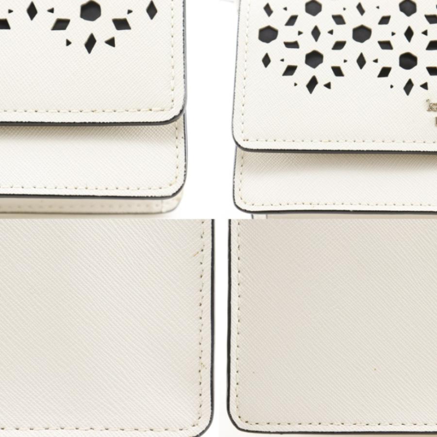 【Kate Spade】ケイトスペード ポシェット パンチング 2WAY PWRU5572 レザー 白 レディース ショルダーバッグ kate spade NEW YORK（ケイト・スペード ニューヨーク） Kate Spade
