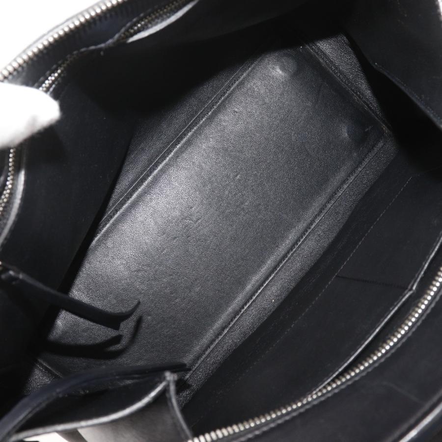 CELINE セリーヌ エッジ バイカラー ベージュ 黒 ハンドバッグ 保存袋付 CELINE（セリーヌ） エッジ ミディアム ハンドバッグ バイカラー
