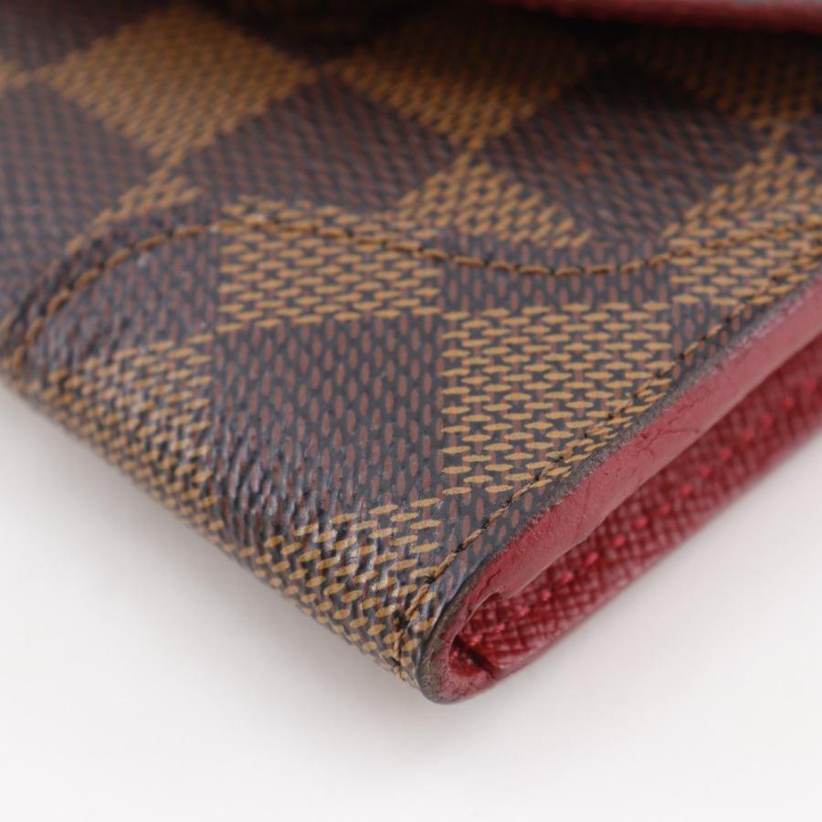 【LOUIS VUITTON】ルイ・ヴィトン ポルトフォイユ カイサ N61221 ダミエキャンバス スリーズ 茶 CA0138 レディース 長財布 LOUIS VUITTON（ルイ・ヴィトン） ポルトフォイユ カイサ N61221