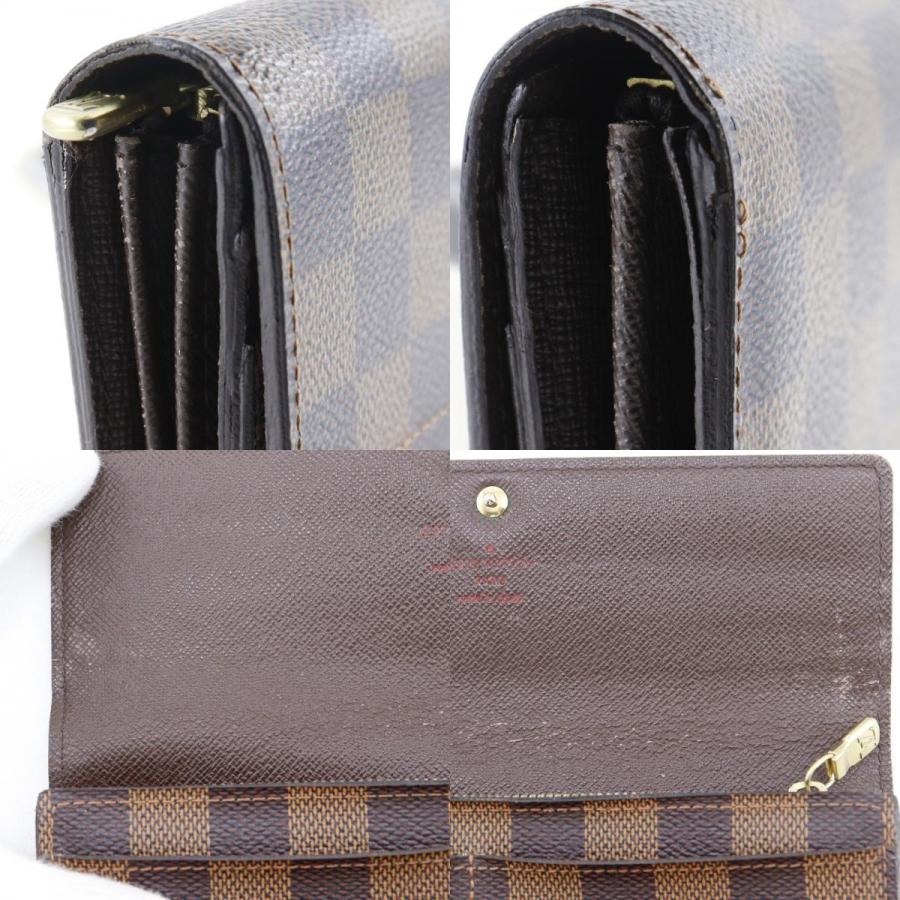 【LOUIS VUITTON】ルイ・ヴィトン ポルトフォイユ・サラ N61734 ダミエキャンバス 茶 CA2172 レディース 長財布 LOUIS VUITTON（ルイ・ヴィトン） ポルトフォイユ・サラ N61734 CA2172