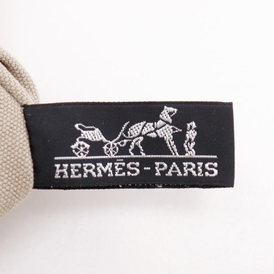 HERMES エルメス ボラボラMM ポーチ コットン ベージュ ユニセックス【I121626070】中古_5