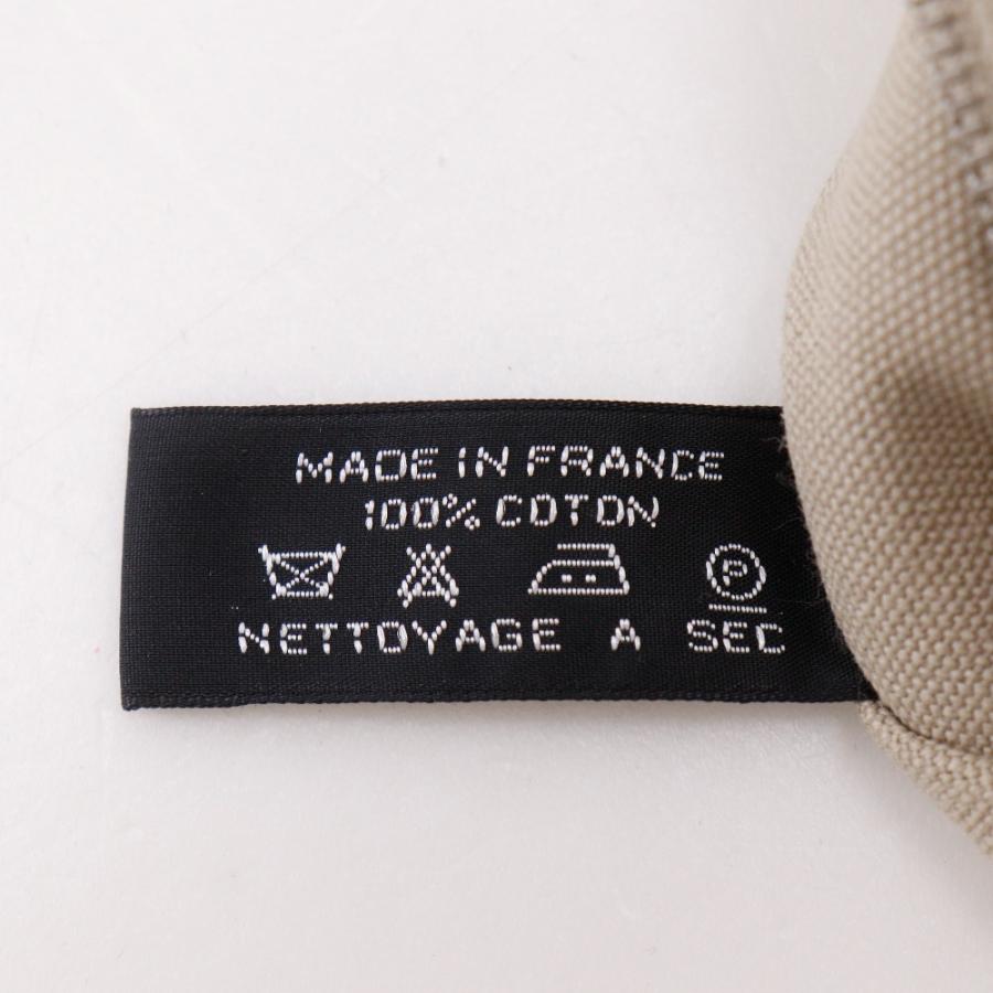 HERMES エルメス ボラボラMM ポーチ コットン ベージュ ユニセックス【I121626070】中古_6
