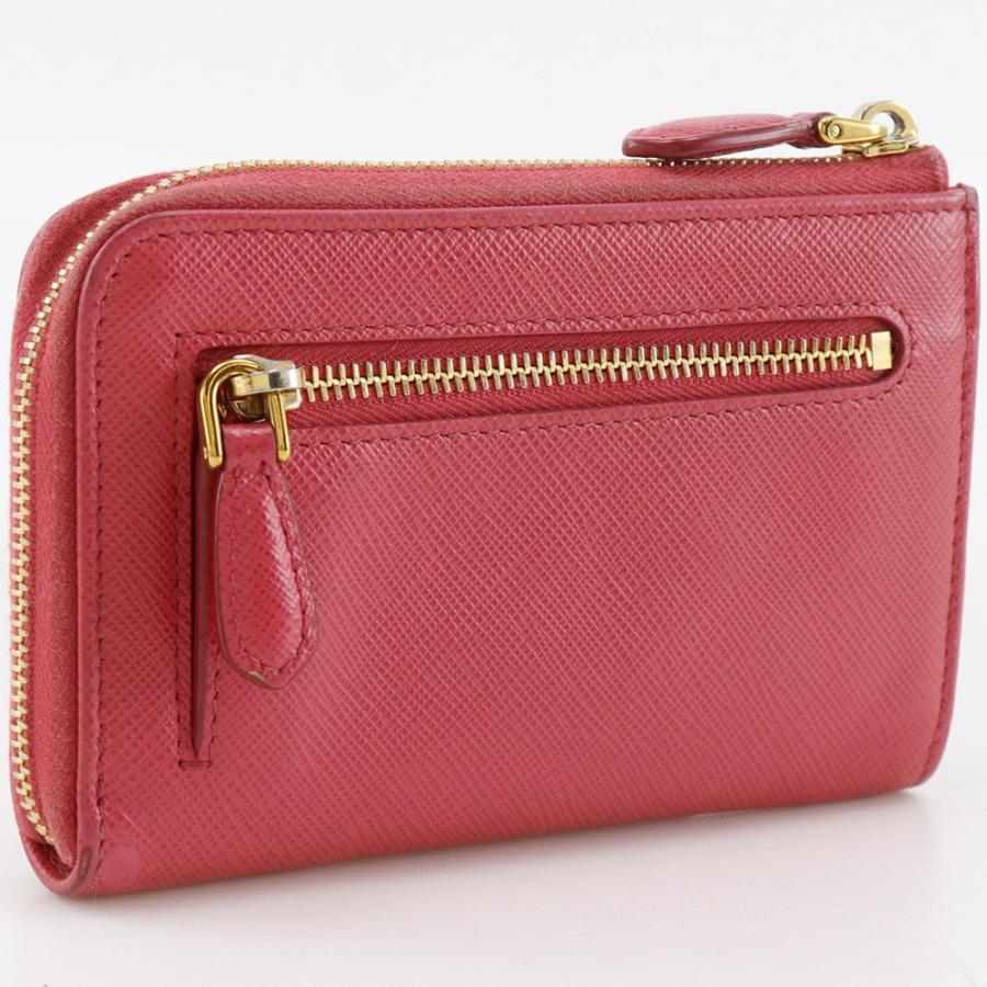 PRADA（プラダ） キーポーチ 1PP122 コインケース サフィアーノ ピンク