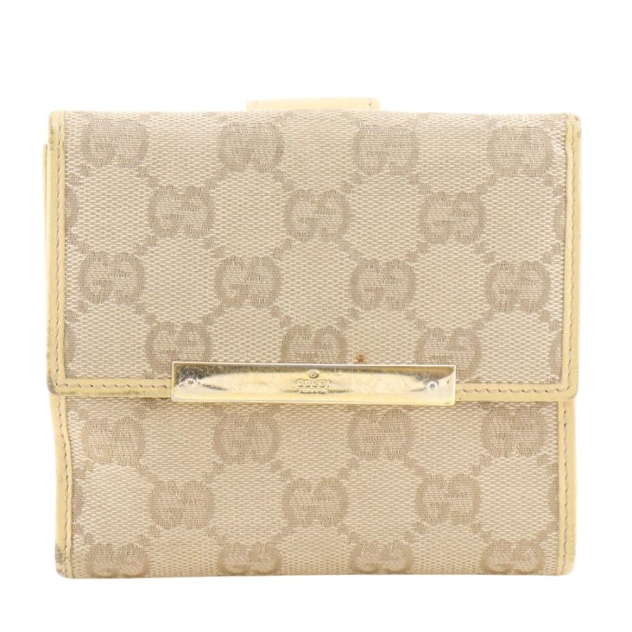 【GUCCI】グッチ 112664 GGキャンバス ベージュ レディース 二つ折り財布 GUCCI（グッチ） 112664 二つ折り財布 GGキャンバス ベージュ