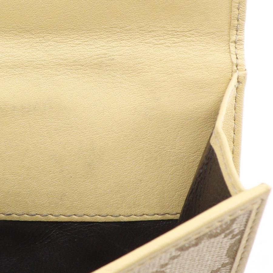 GUCCI（グッチ） 112664 二つ折り財布 GGキャンバス ベージュ