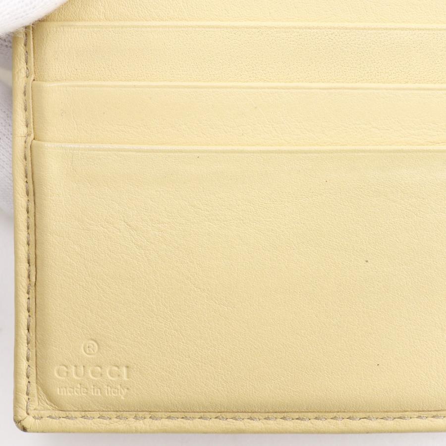 GUCCI（グッチ） 112664 二つ折り財布 GGキャンバス ベージュ