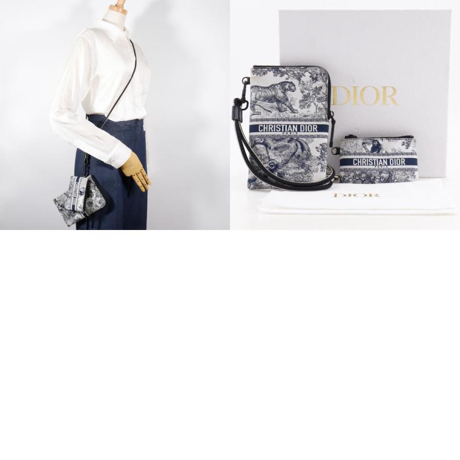 ディオール ディオールトラベル マルチファンクション トワルドゥジュイ ポーチ ショルダーバッグ ナイロン レディース Dior 【1-0257220】 Dior クリスチャンディオール ディオールトラベル マルチ