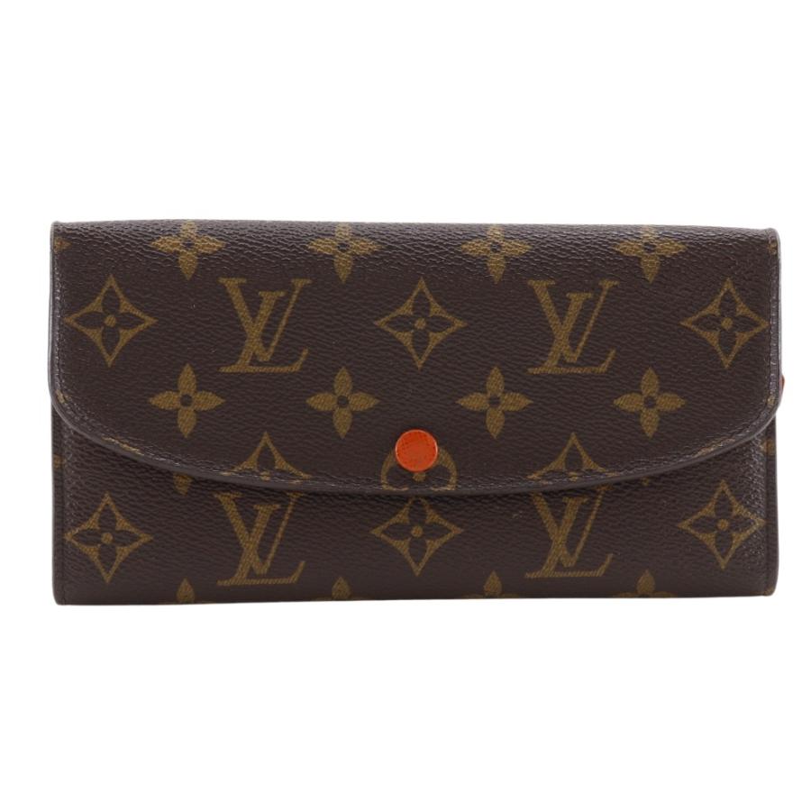 【LOUIS VUITTON】ルイ・ヴィトン エミリー M62011 モノグラムキャンバス 茶/オレンジ TA1175 レディース 長財布 LOUIS VUITTON（ルイ・ヴィトン） エミリー M62011 TA1175 長財布