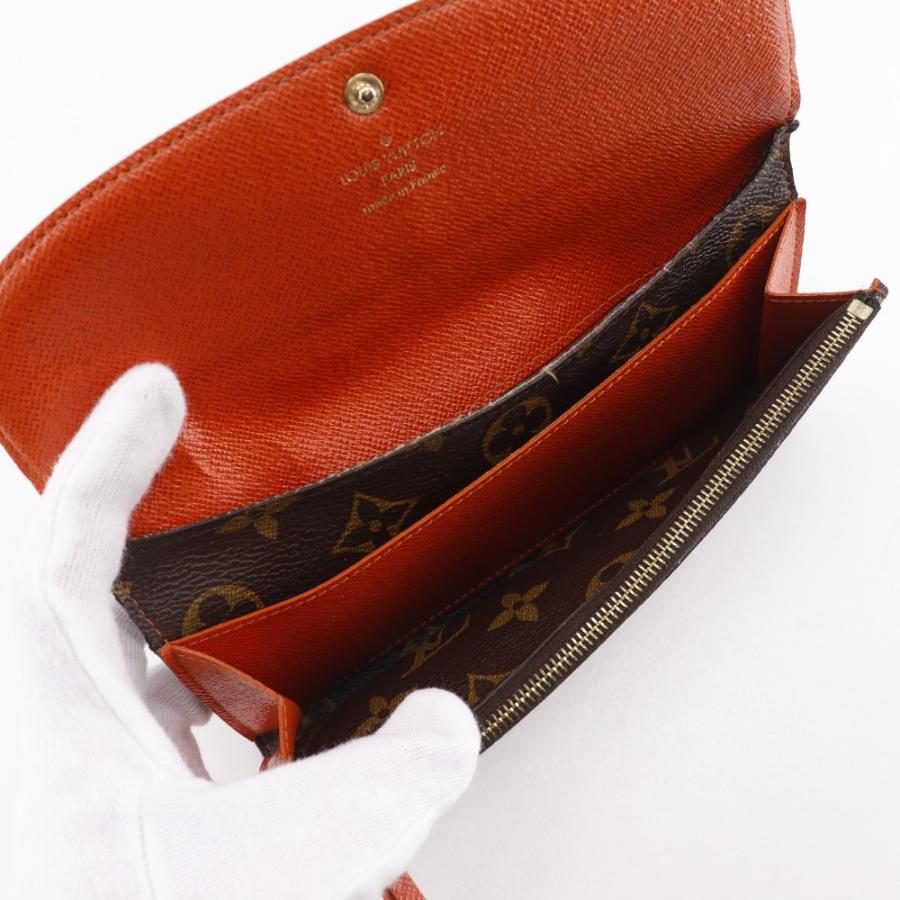 【LOUIS VUITTON】ルイ・ヴィトン エミリー M62011 モノグラムキャンバス 茶/オレンジ TA1175 レディース 長財布 LOUIS VUITTON（ルイ・ヴィトン） エミリー M62011 TA1175 長財布