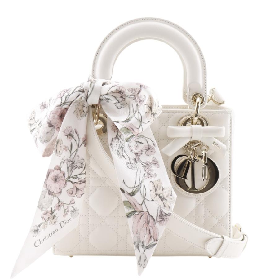 m*﻿様 Dior レディディオール スカーフ付き Dior クリスチャンディオール レディディオール スモール カナージュ