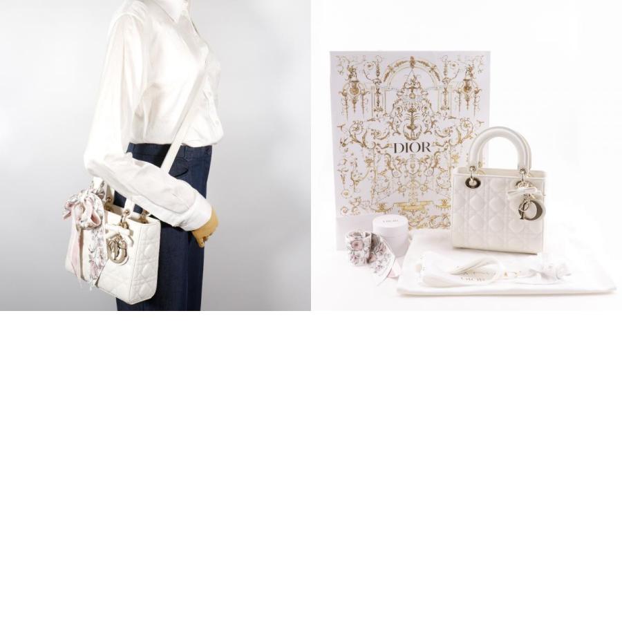 Dior クリスチャンディオール レディディオール スモール カナージュ