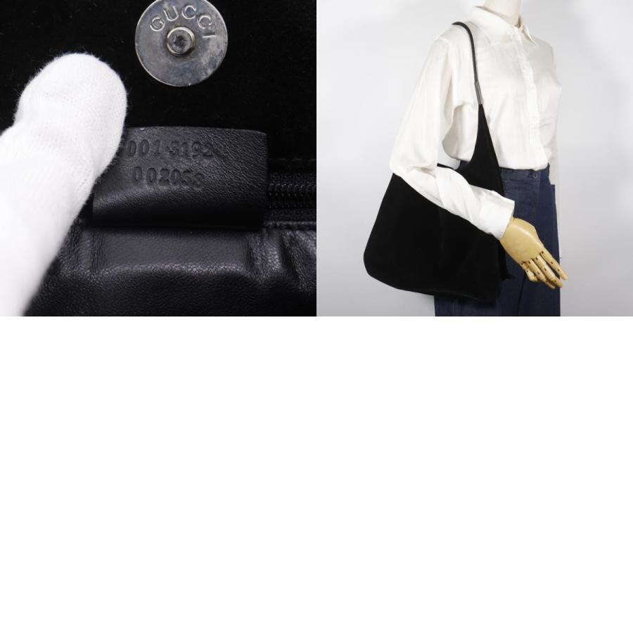 【GUCCI】グッチ 001.3192 スウェード 黒 レディース ショルダーバッグ GUCCI（グッチ） 001.3192 ショルダーバッグ スウェード 黒 レディース