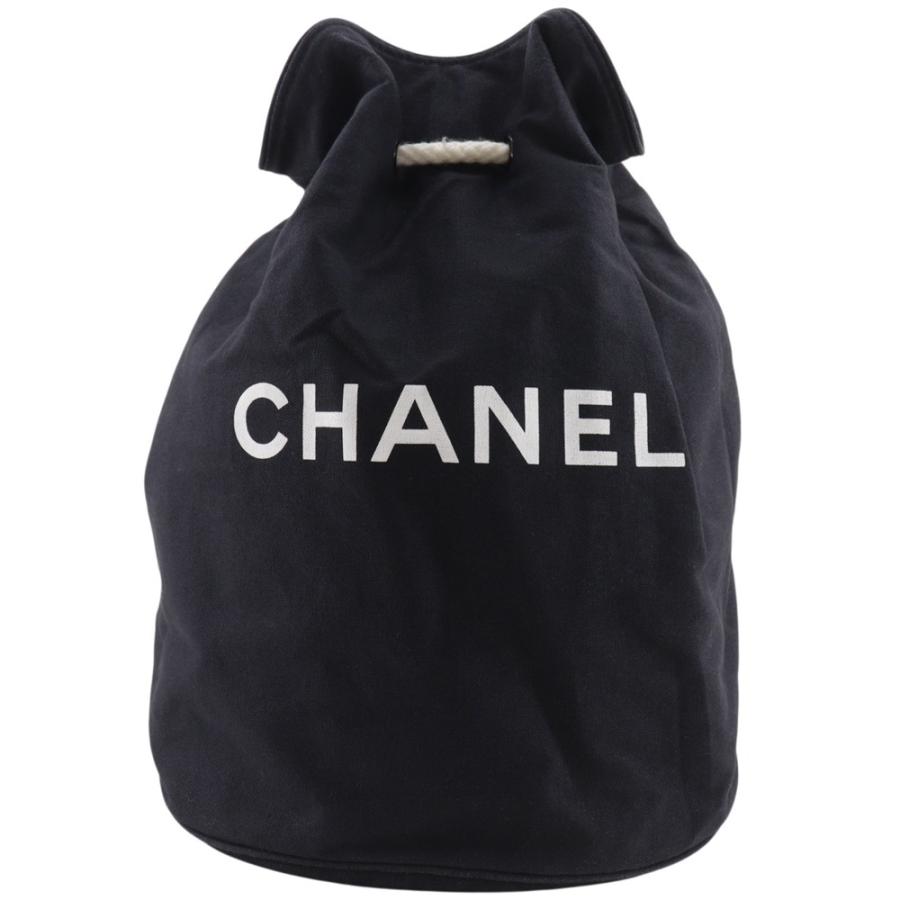 CHANEL（シャネル） プールバッグ 巾着 ショルダーバッグ キャンバス