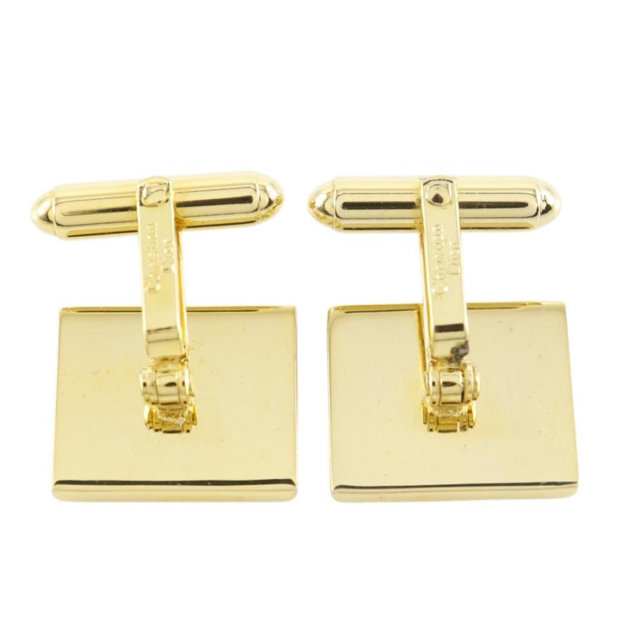 Dior クリスチャンディオール ロゴ カフス 金メッキ メンズ