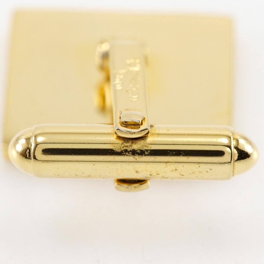 Dior クリスチャンディオール ロゴ カフス 金メッキ メンズ