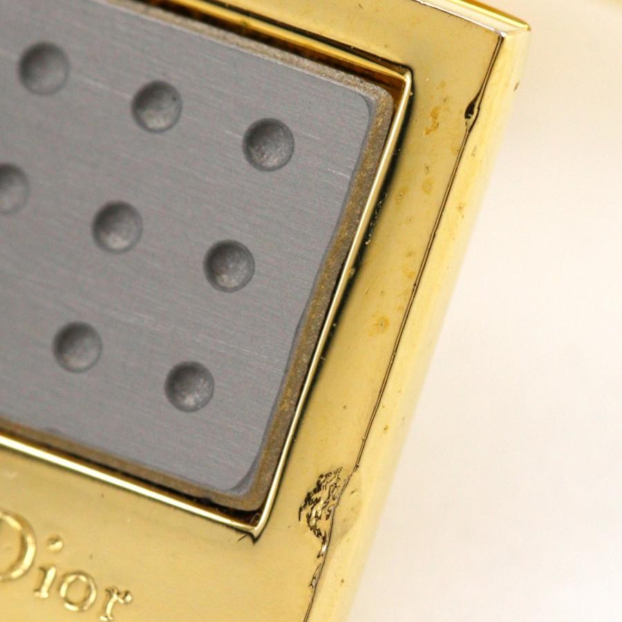 Dior クリスチャンディオール ロゴ カフス 金メッキ メンズ