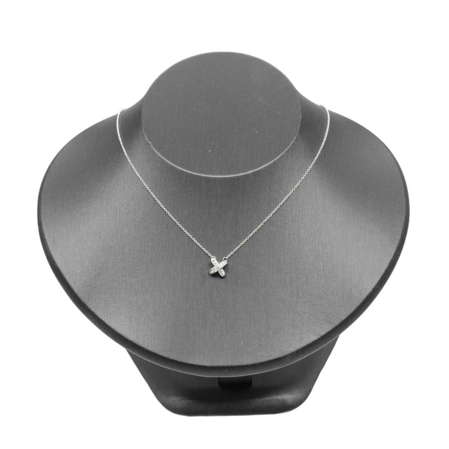TIFFANY&Co.（ティファニー） ネックレス クロスステッチ Pt950 