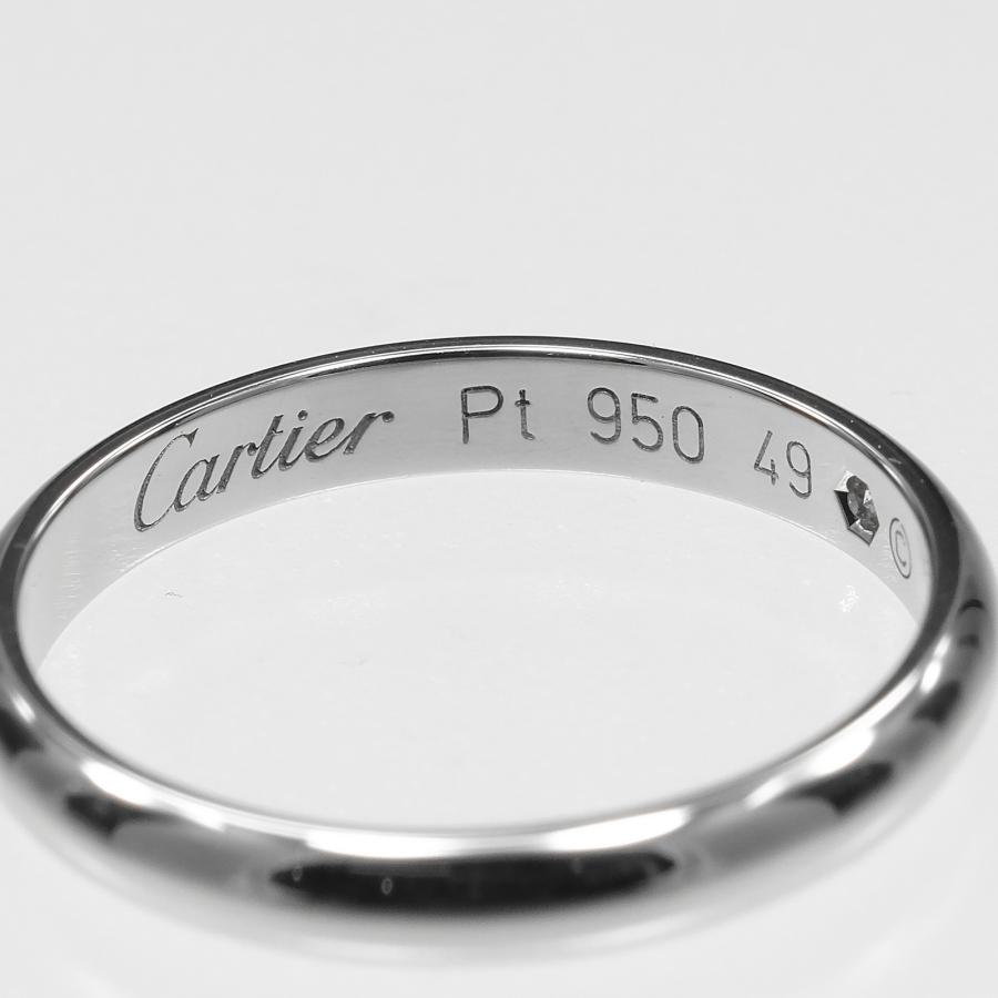 Cartier（カルティエ） リング 1895 ウェディング 9号 指輪 Pt950