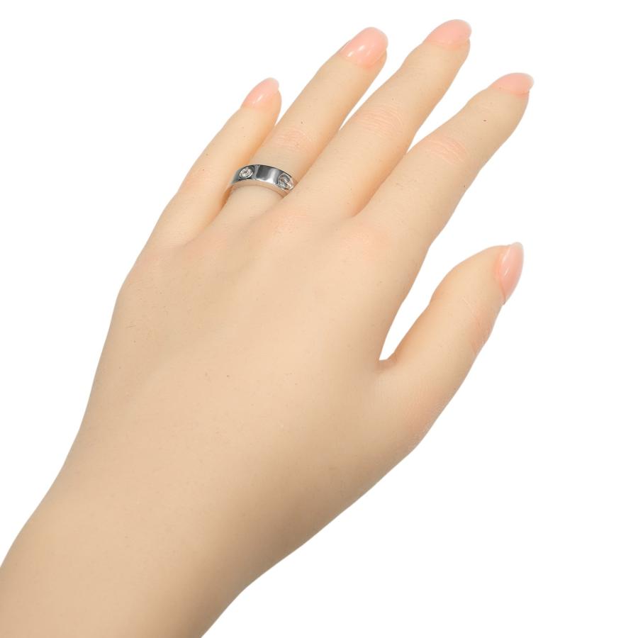 カルティエ リング ラブ 11号 指輪 K18WG ホワイトゴールド 3Pダイヤモンド 約8.82g CARTIER【I121726016】中古_1
