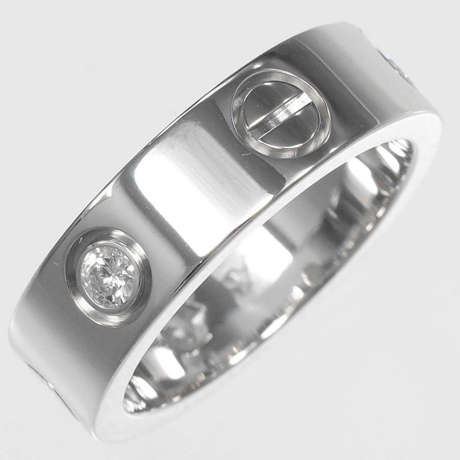 カルティエ リング ラブ 11号 指輪 K18WG ホワイトゴールド 3Pダイヤモンド 約8.82g CARTIER【I121726016】中古_4