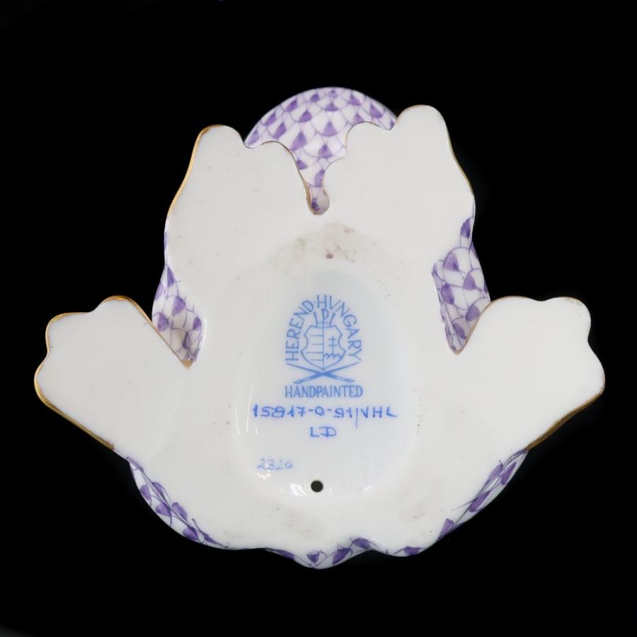 【HEREND】ヘレンド 王冠を戴く蛙の王様  ( 15817 VHL LD 2320 ) ポーセリン _ 置物 オブジェ ヘレンド（HEREND） 王冠を戴く蛙の王様 ( 15817 VHL LD 2320 ) 置物