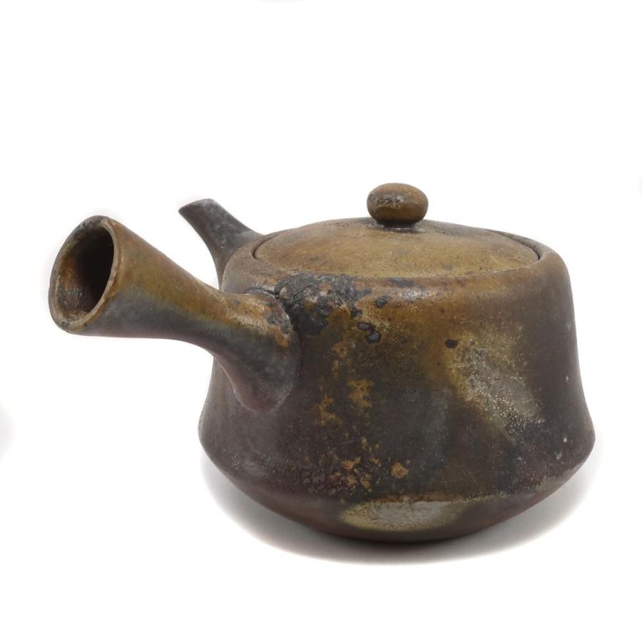 Ｔ２３２　茶碗　『備前焼』『金重陶弘(七十六代　利右衛門)造』　共箱　茶道具 備前焼 七十七代 金重利陶苑 ( 陶弘 ) 作 備前急須 煎茶道具 陶磁器 _