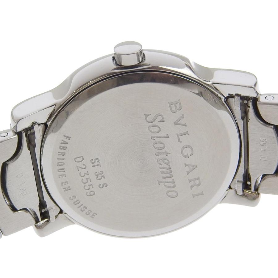 BVLGARI ブルガリ ソロテンポ ST35S 腕時計 SS クオーツ アナログ表示 レディース 白文字盤【I130124007】中古｜crown78｜05